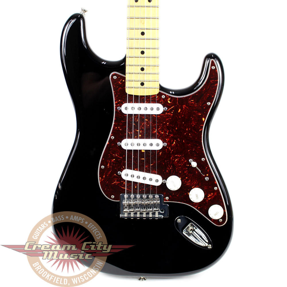 2012 Fender MIM Stratocaster Electric Guitar Black | Cream City Music