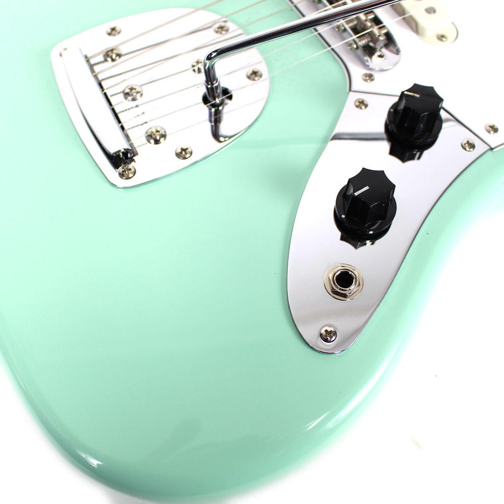 2013 Squier Vintage Modified Jaguar Electric Guitar Seafom Green