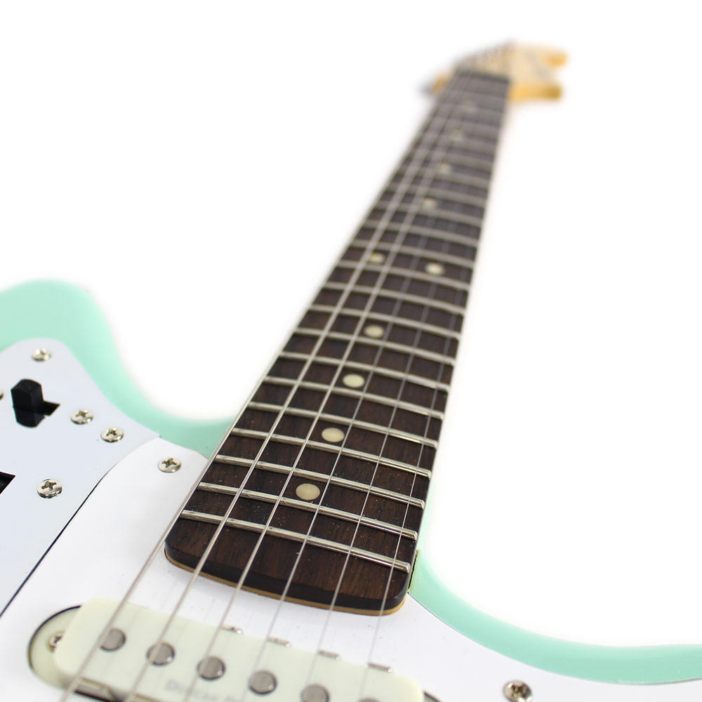 2013 Squier Vintage Modified Jaguar Electric Guitar Seafom Green