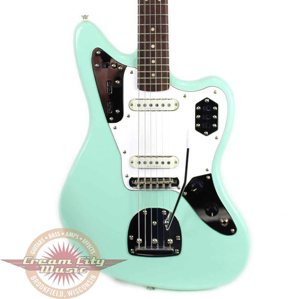 2013 Squier Vintage Modified Jaguar Electric Guitar Seafom Green 2013 Squier Vintage Modified Jaguar Electric Guitar Seafom Green