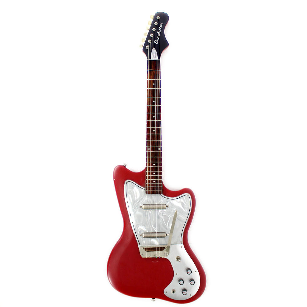 Used Danelectro 67 Hornet Electric Guitar Satin Red | Cream City Music