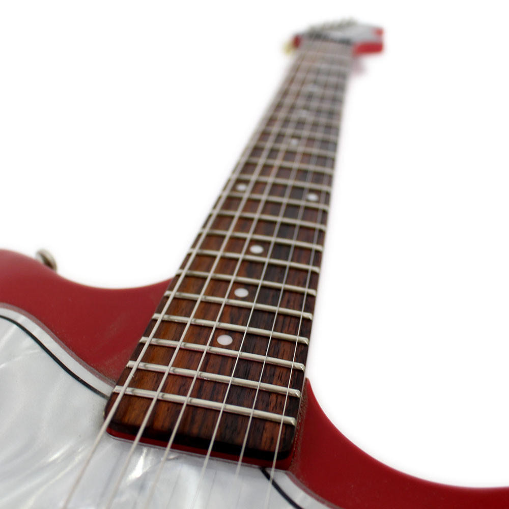 Used Danelectro 67 Hornet Electric Guitar Satin Red | Cream City Music