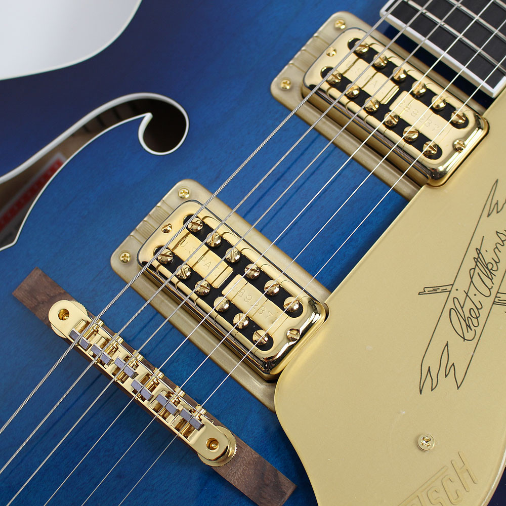 Gretsch G6120BS Pro Chet Atkins Hollow Body Blue Burst Electric