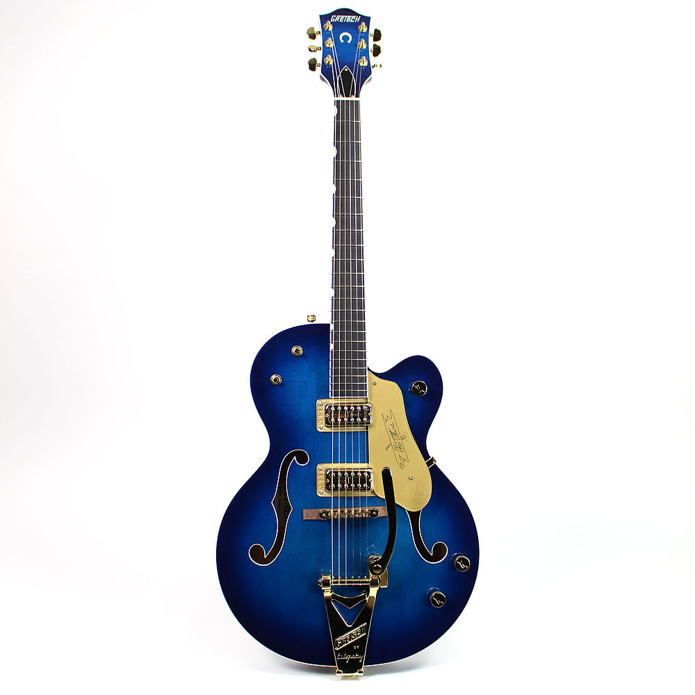 Gretsch G6120BS Pro Chet Atkins Hollow Body Blue Burst Electric