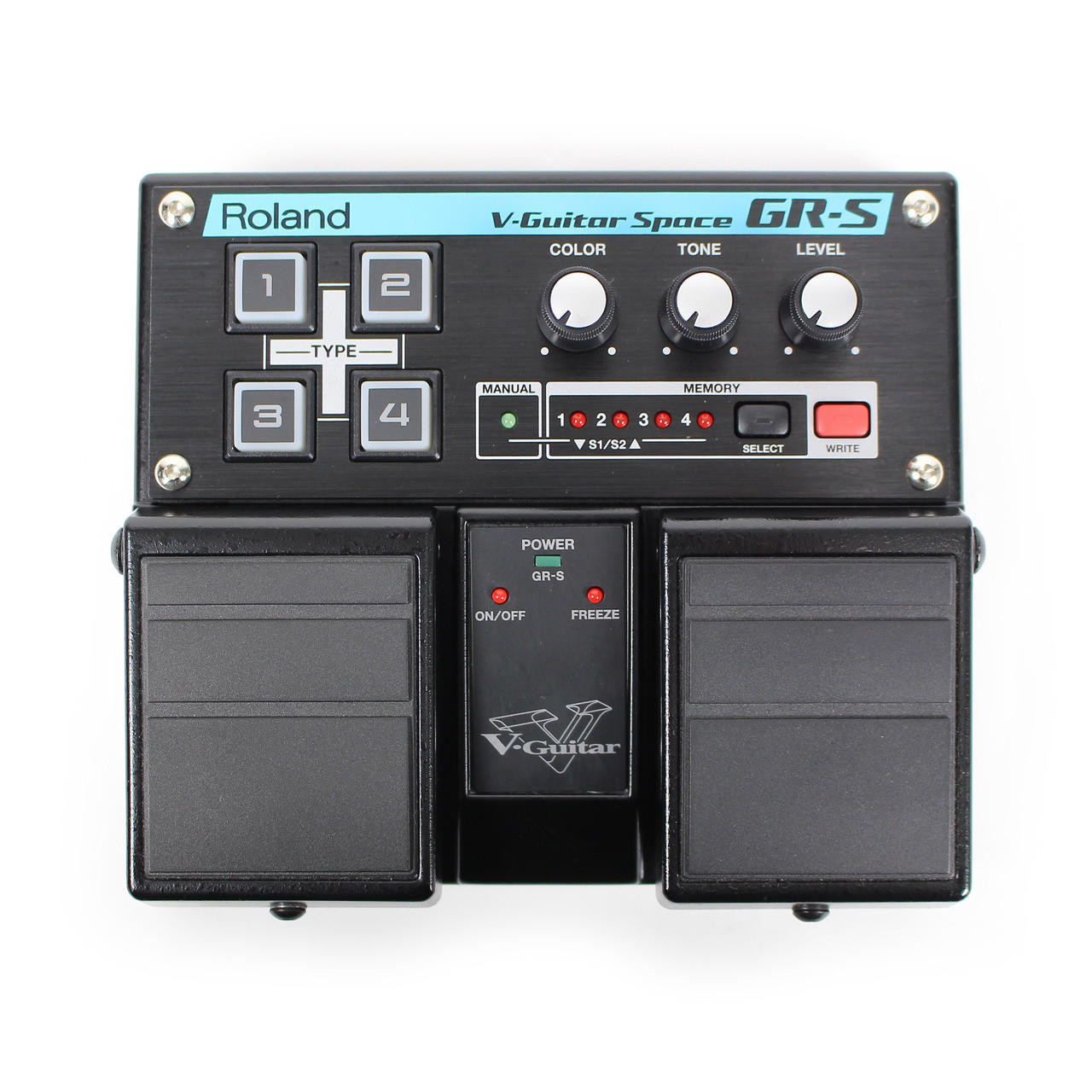 Roland GR-S V-Guitar Space Dual Pedal for 13 Pin Synth Guitar