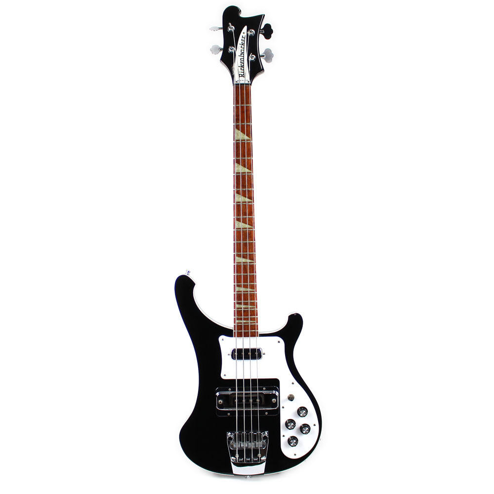 1999 Rickenbacker 4003 Jetglo Electric Bass Guitar Black | Cream