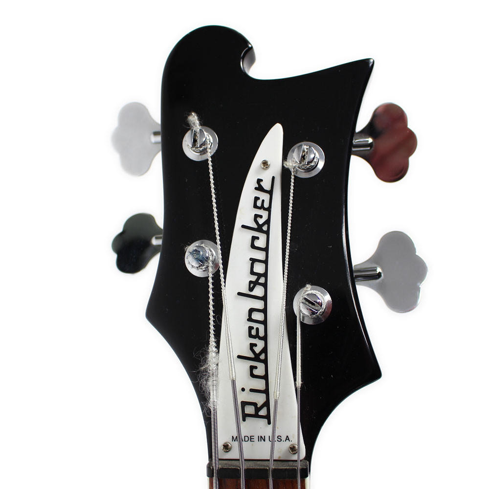 1999 Rickenbacker 4003 Jetglo Electric Bass Guitar Black | Cream
