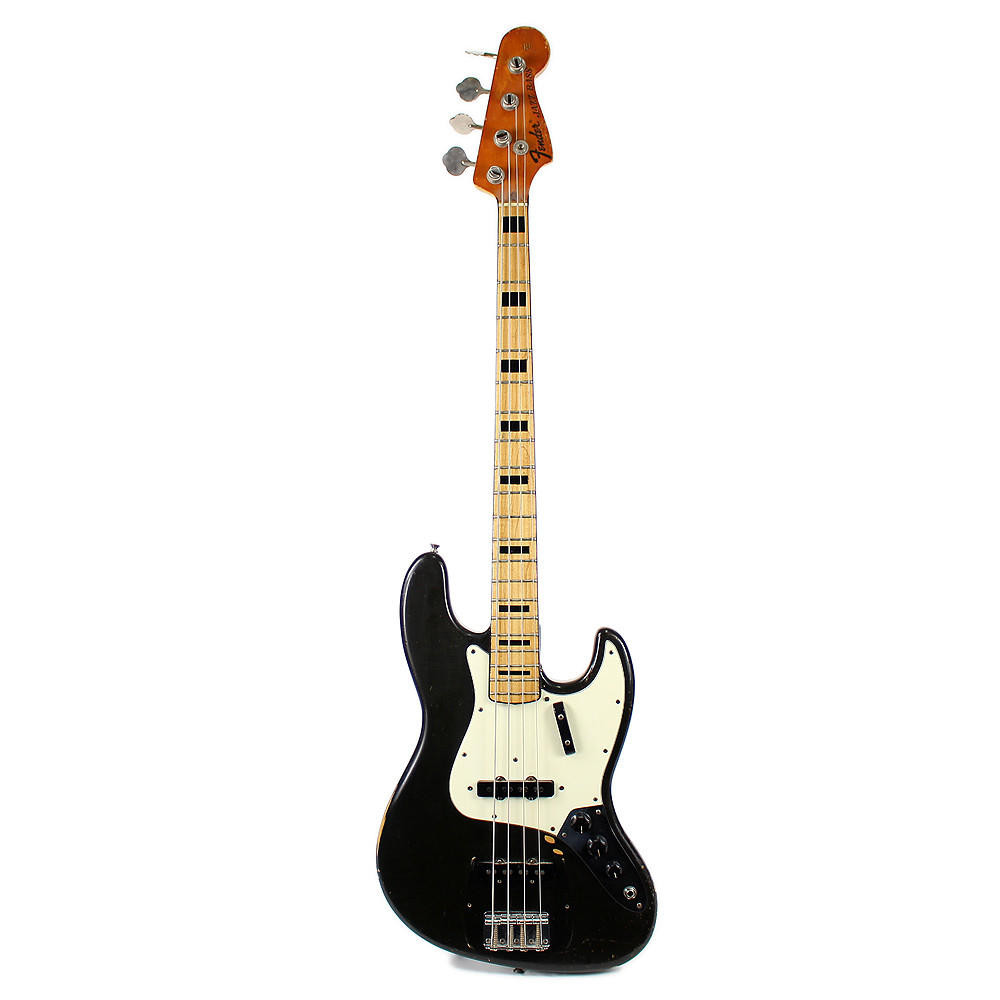Vintage 1972 Fender Jazz Bass Black | Cream City Music