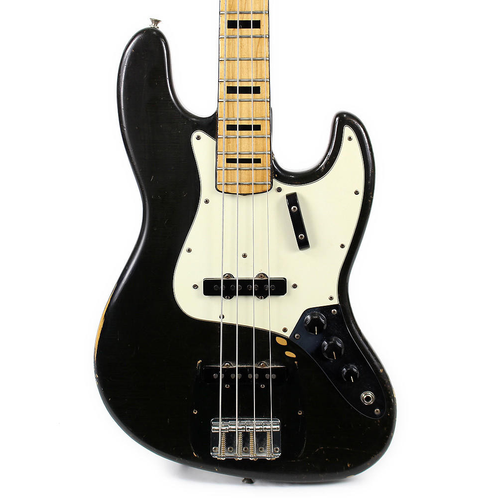 Vintage 1972 Fender Jazz Bass Black | Cream City Music