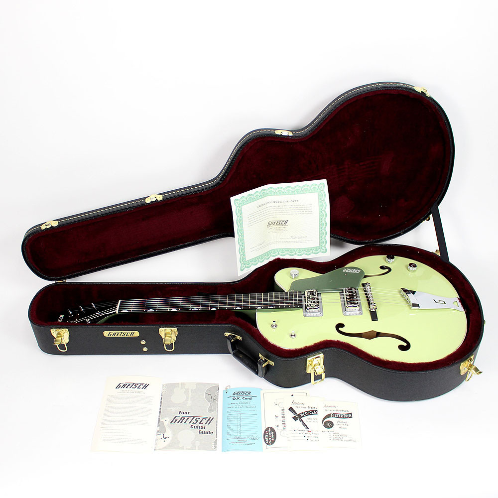 Gretsch G6118 Anniversary Two Tone Smoke Green Electric Guitar