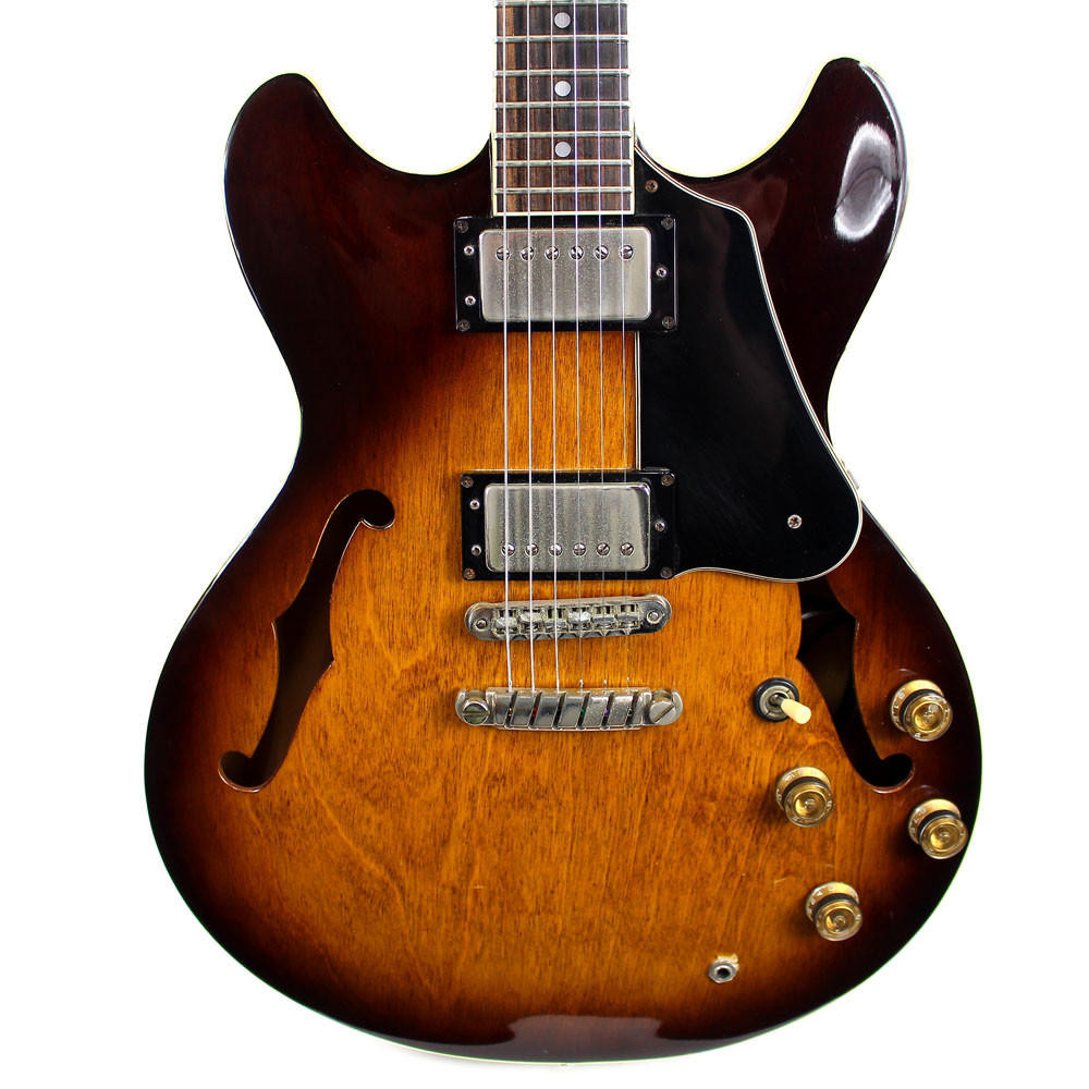 1980 Ibanez Artist AS100 Semi Hollow Body Electric Guitar Sunburst