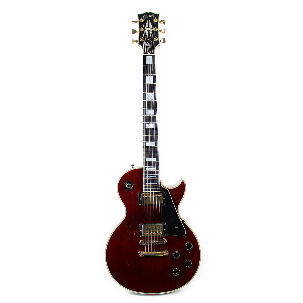 2001 Gibson Les Paul Custom Electric Guitar Wine Red | Cream City