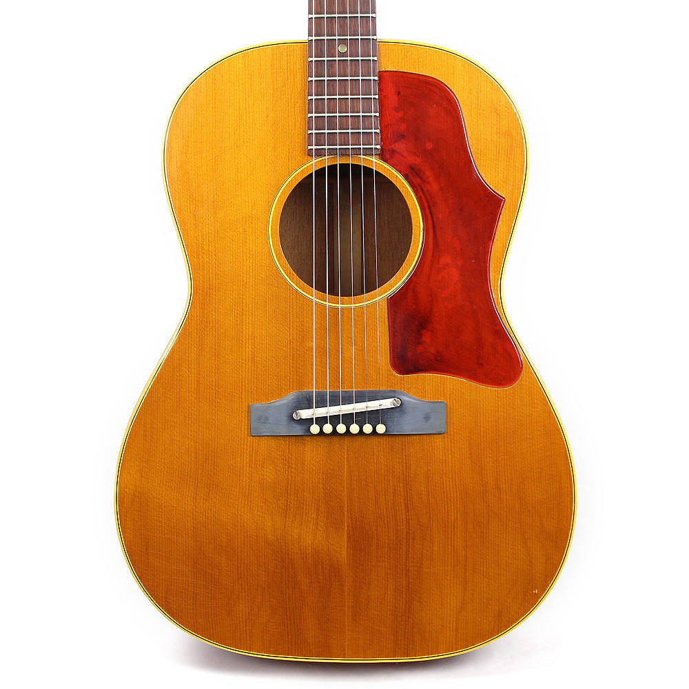 1966 Gibson B-25N Small Body Acoustic Guitar in Natural | Cream