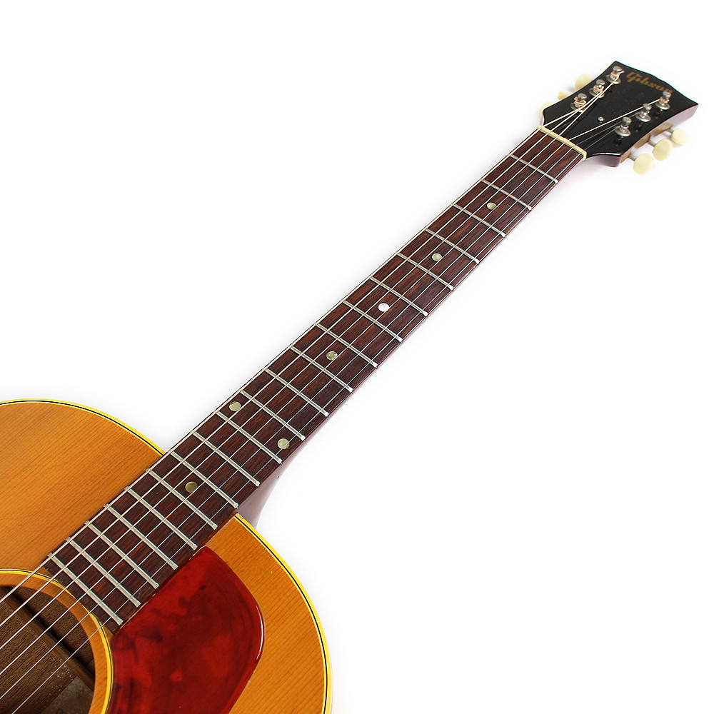 1966 Gibson B-25N Small Body Acoustic Guitar in Natural | Cream