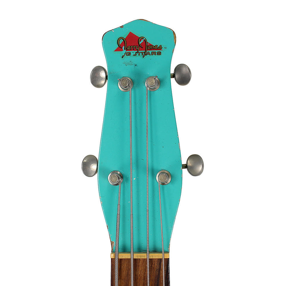 Used Jerry Jones Longhorn 4-String Electric Bass Guitar Seafoam