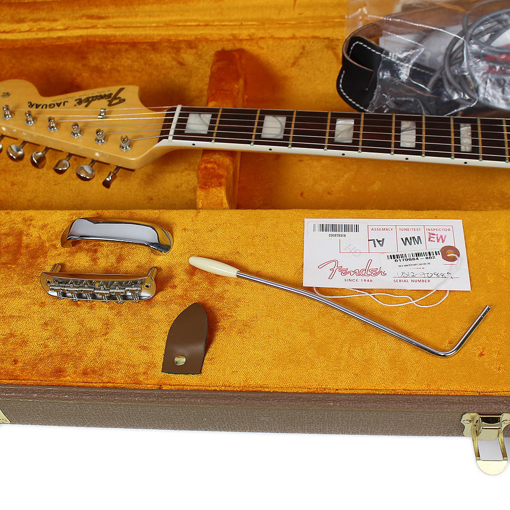 2012 Fender 50th Anniversary Jaguar in Lake Placid Blue | Cream