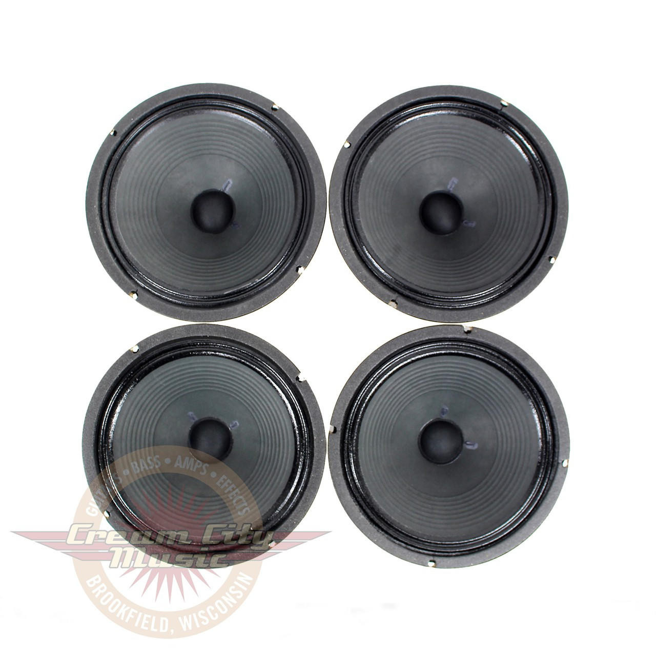 Four N.O.S. 2003 UK-Made Celestion Vintage 30 60W Guitar Speakers