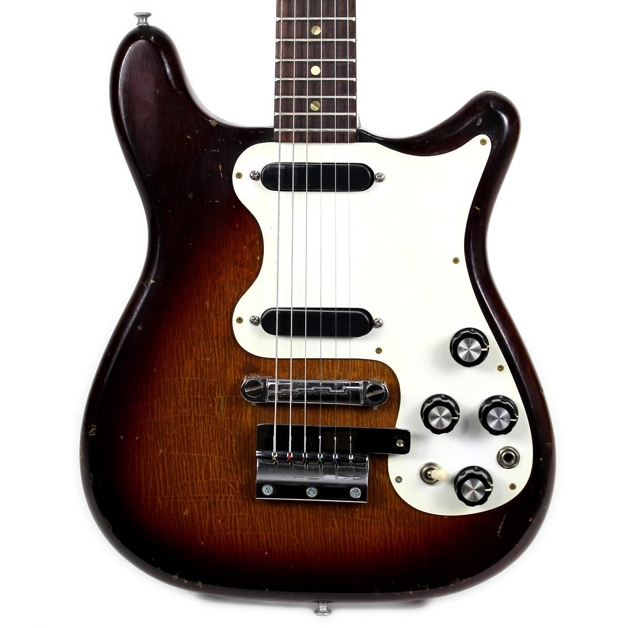 Vintage 1968 Epiphone Olympic Electric Guitar Sunburst | Cream