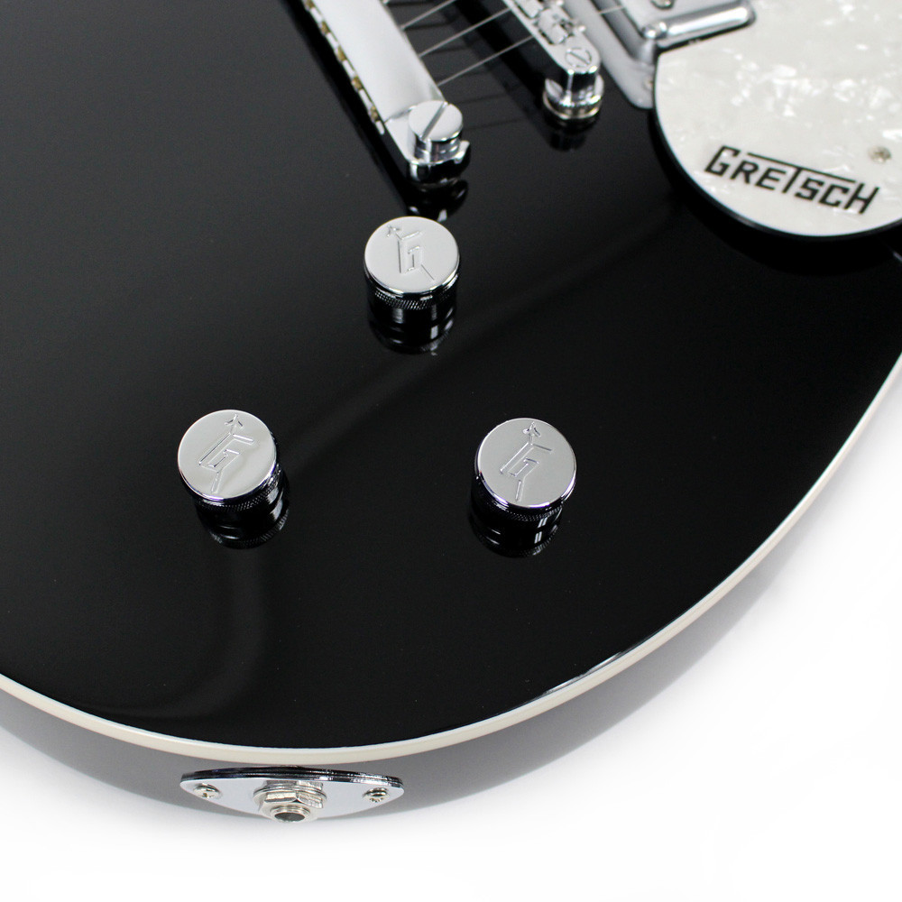 Gretsch G5435 New Electromatic Pro Jet Stoptail Black | Cream City
