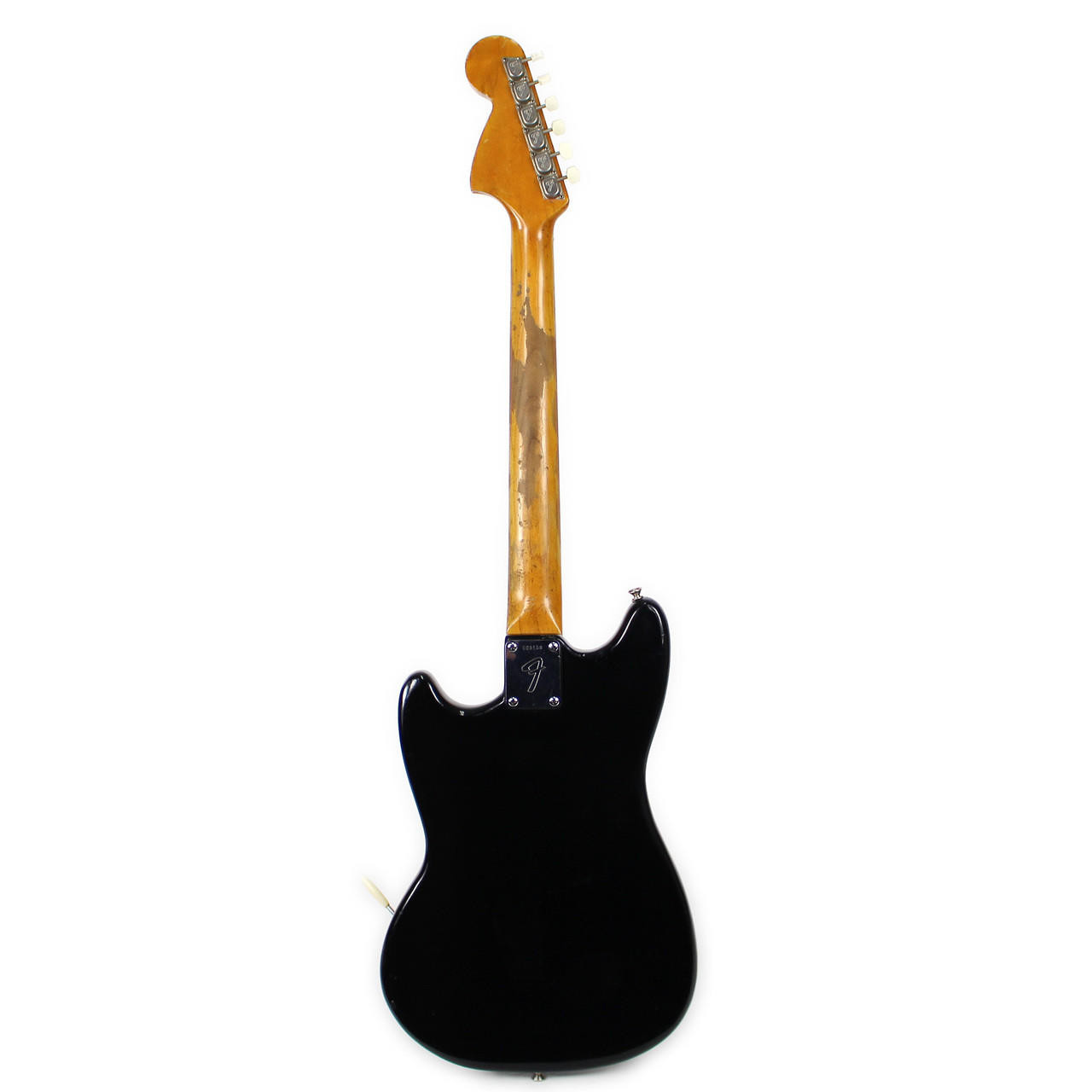 Vintage 1974 Fender Mustang Electric Guitar Black | Cream City Music
