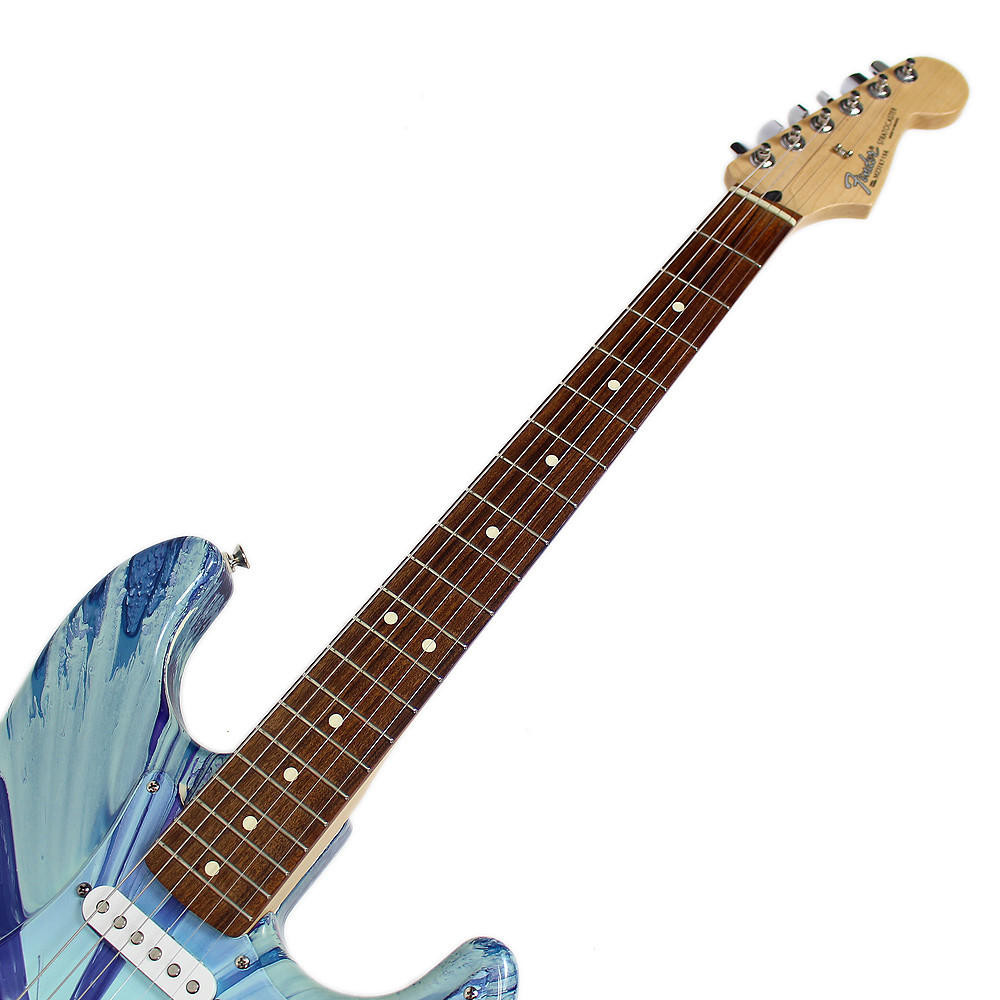 2003 Fender MIM Stratocaster Electric Guitar Splattercaster