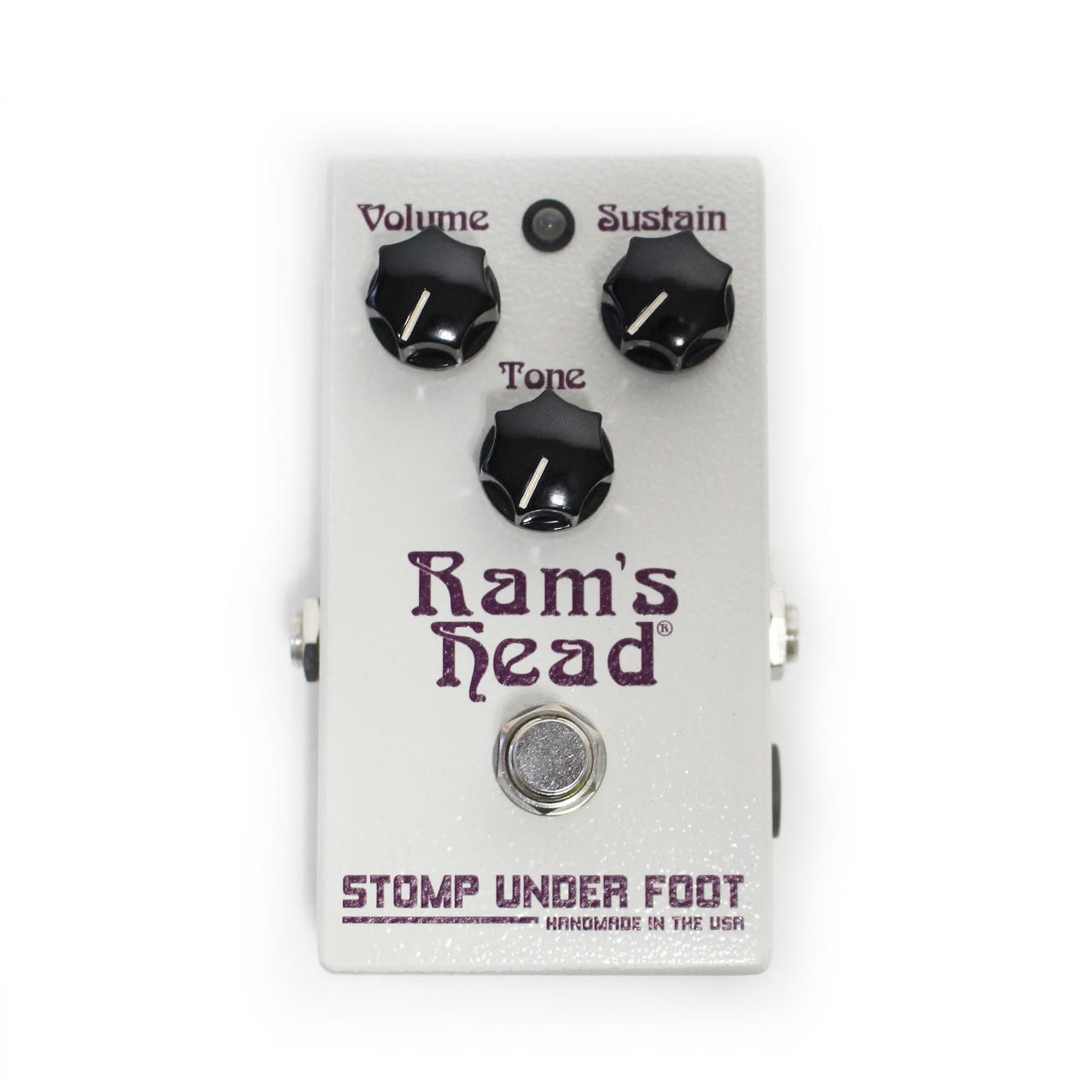 ギター stomp under foot / ram's head Stomp Under Foot Ram's Head Fuzz Pedal (Violet Version) | Cream