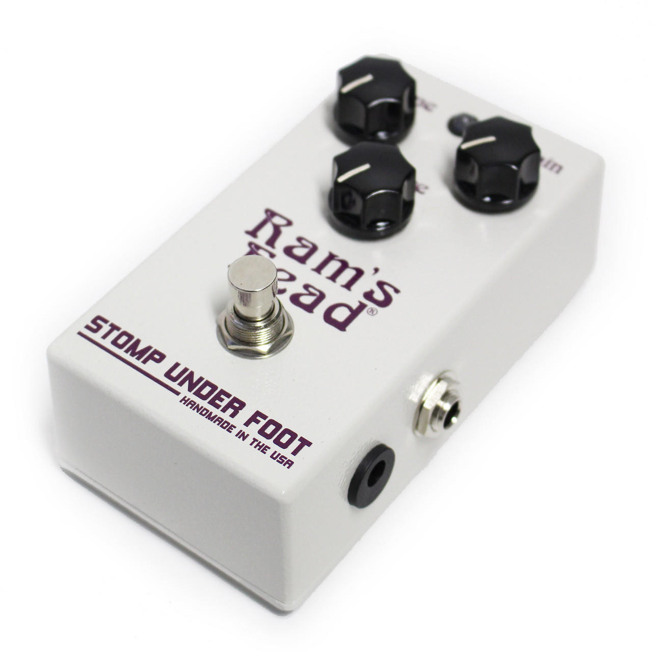 Stomp Under Foot Ram's Head Fuzz Pedal (Violet Version) | Cream