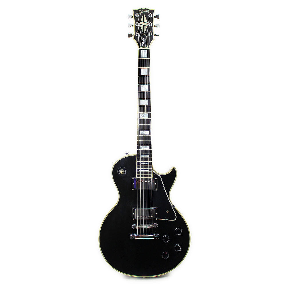 Vintage 1977 Gibson Les Paul Custom Black Beauty Electric Guitar