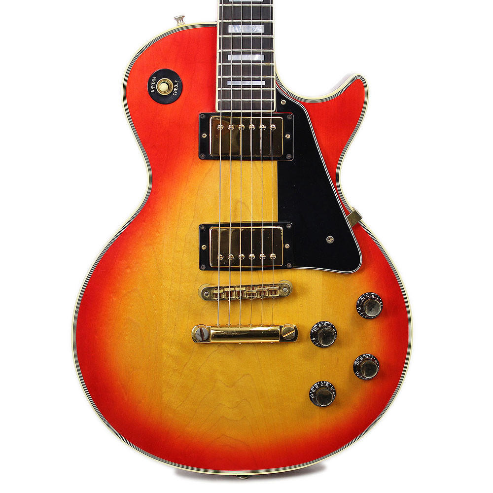 Vintage 1977 Gibson Les Paul Custom Electric Guitar Cherry