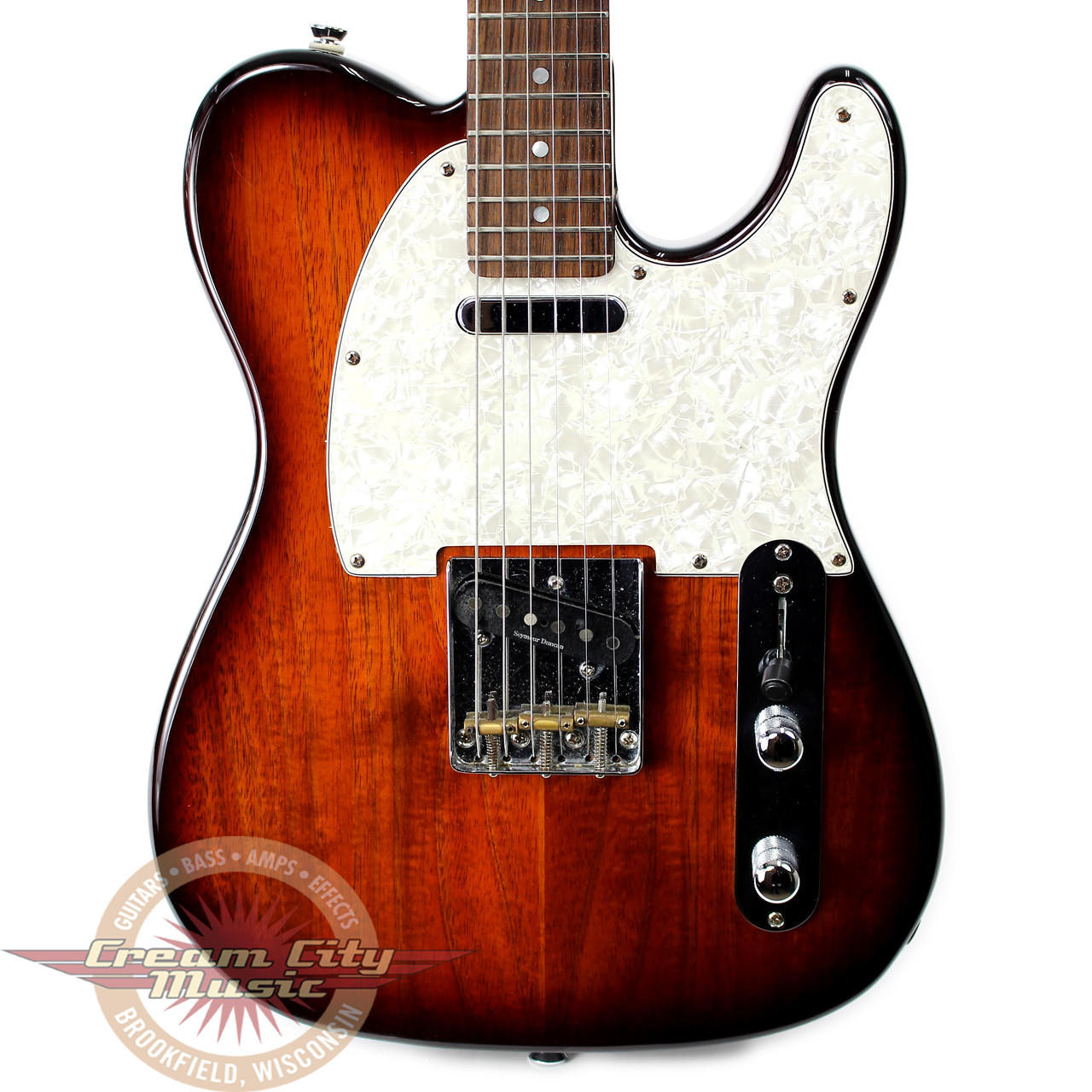 2006 Fender Special Edition Koa Telecaster Electric Guitar Natural