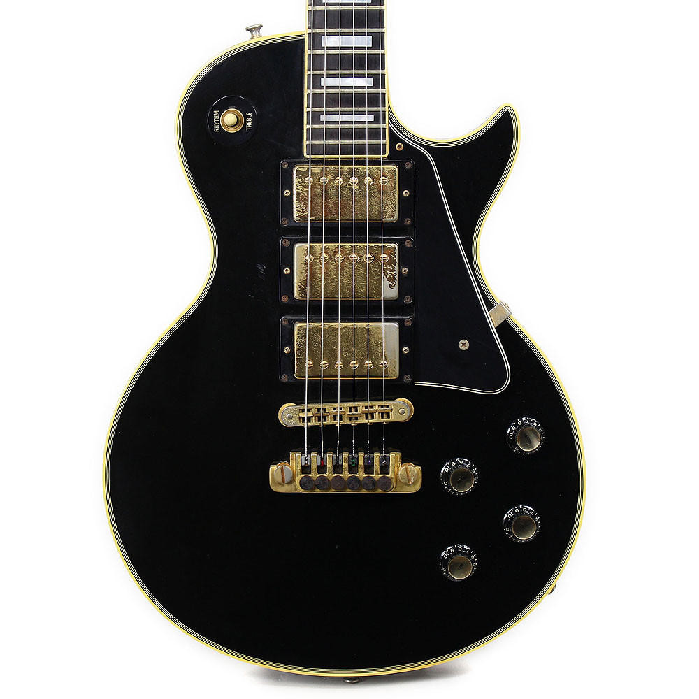 Vintage 1978 Gibson Les Paul Custom Black Beauty Electric Guitar
