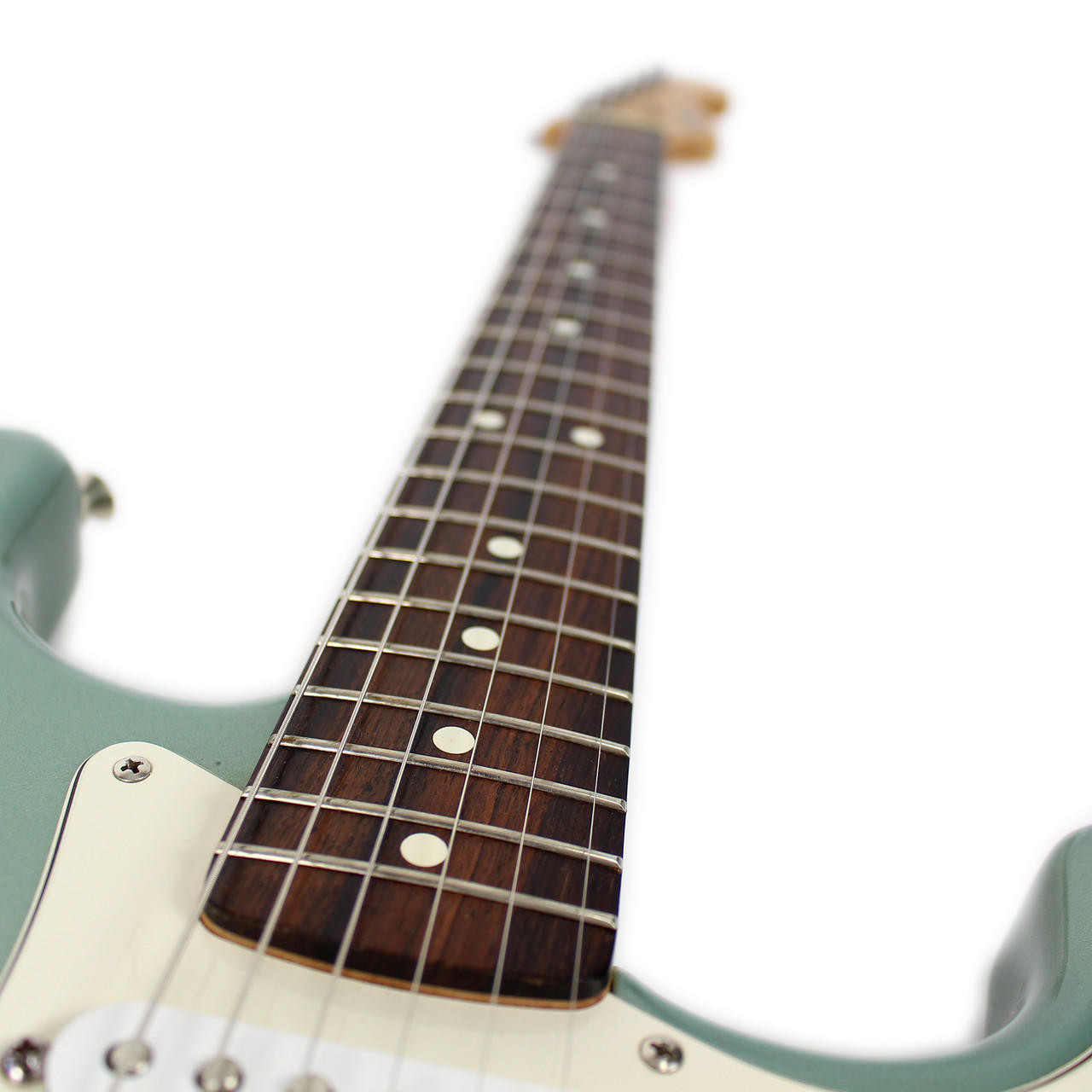 2005 Fender MIM Stratocaster Electric Guitar Rare Metallic Sage