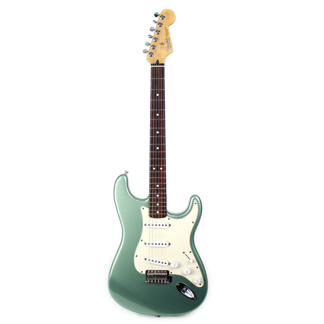 2005 Fender MIM Stratocaster Electric Guitar Rare Metallic Sage