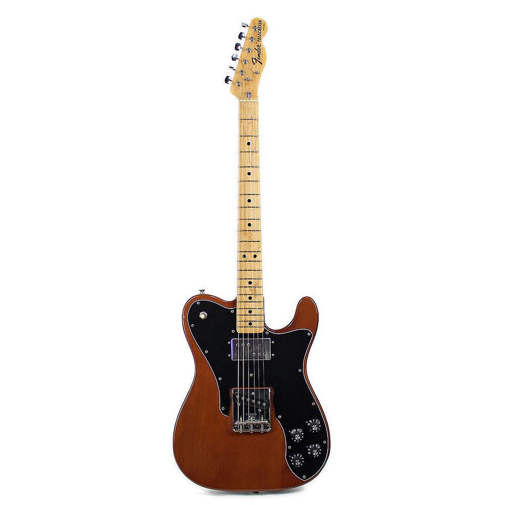 Vintage 1973 Fender Telecaster Custom Electric Guitar Mocha Finish
