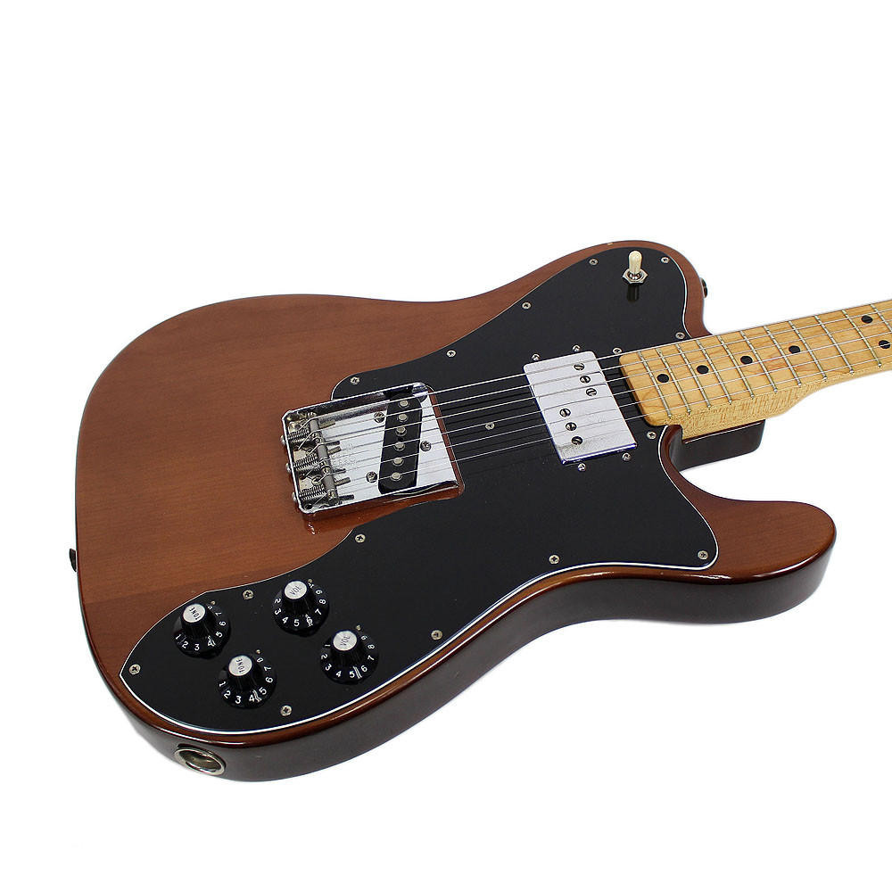 Vintage 1973 Fender Telecaster Custom Electric Guitar Mocha Finish