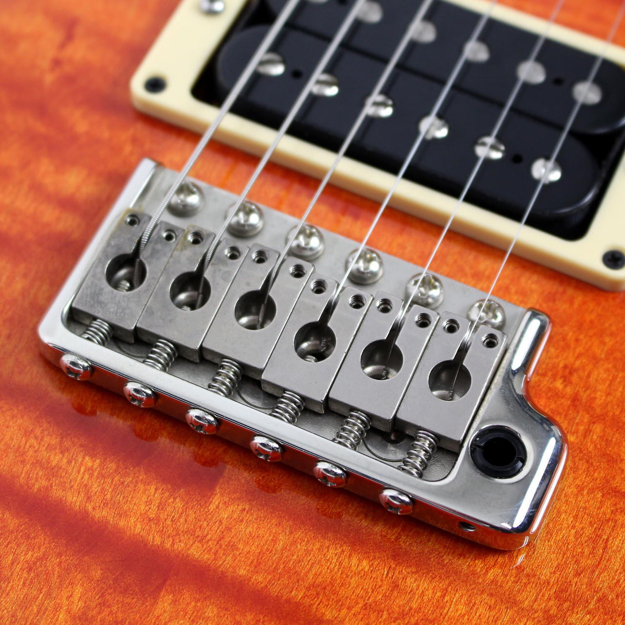 2002 PRS CE-24 Electric Guitar Orange Flame Maple | Cream City Music