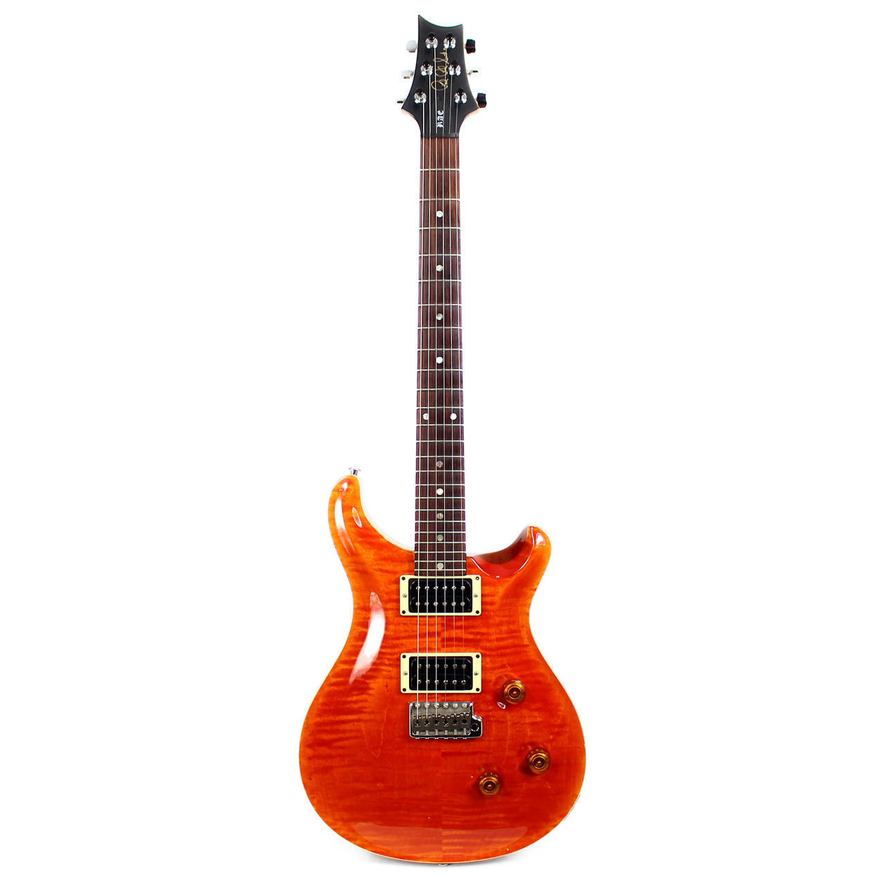 2002 PRS CE-24 Electric Guitar Orange Flame Maple | Cream City Music