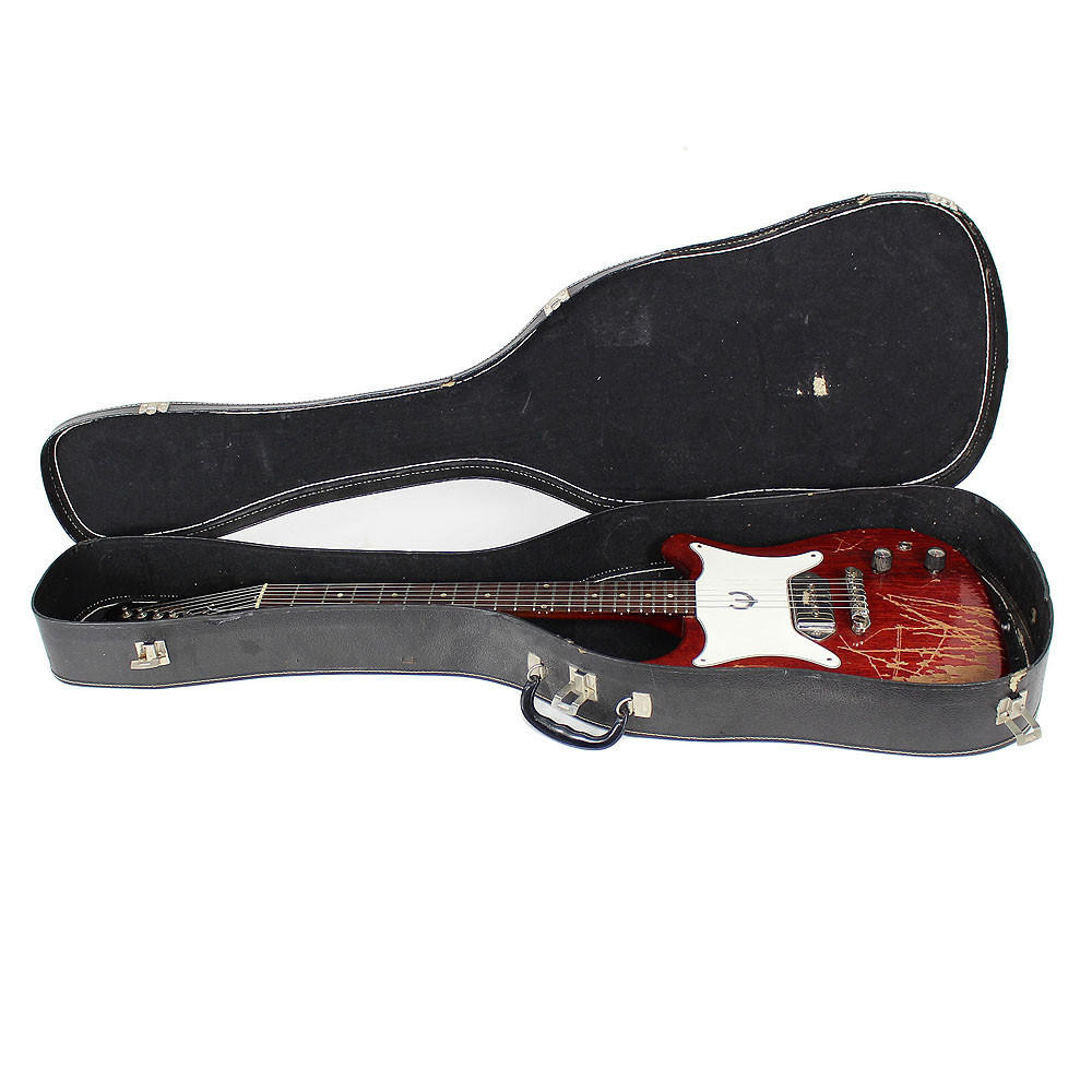 Vintage 1965 Epiphone Coronet Electric Guitar Cherry Finish