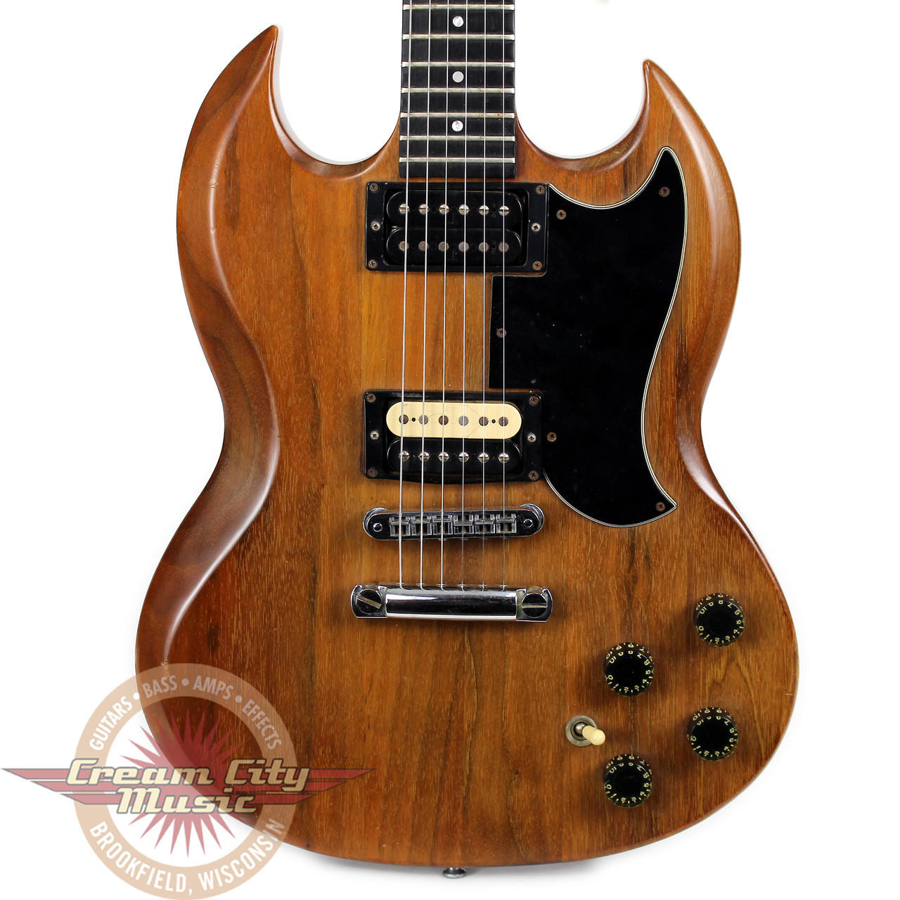 1980 Gibson The SG Electric Guitar Walnut Stain | Cream City Music