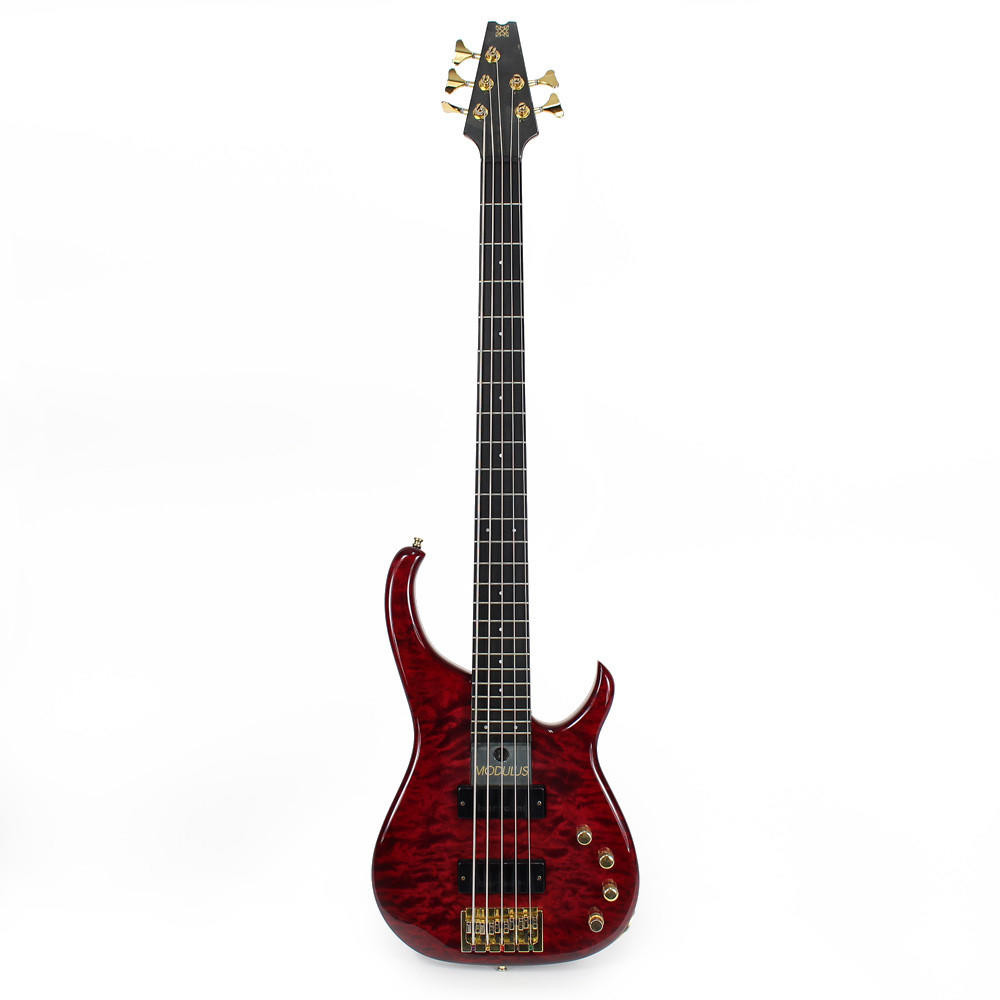 五弦ベース　MODULUS QUANTOM5 Used Modulus Quantum 5 5-String Bass w/ Quilted Maple Top in Black