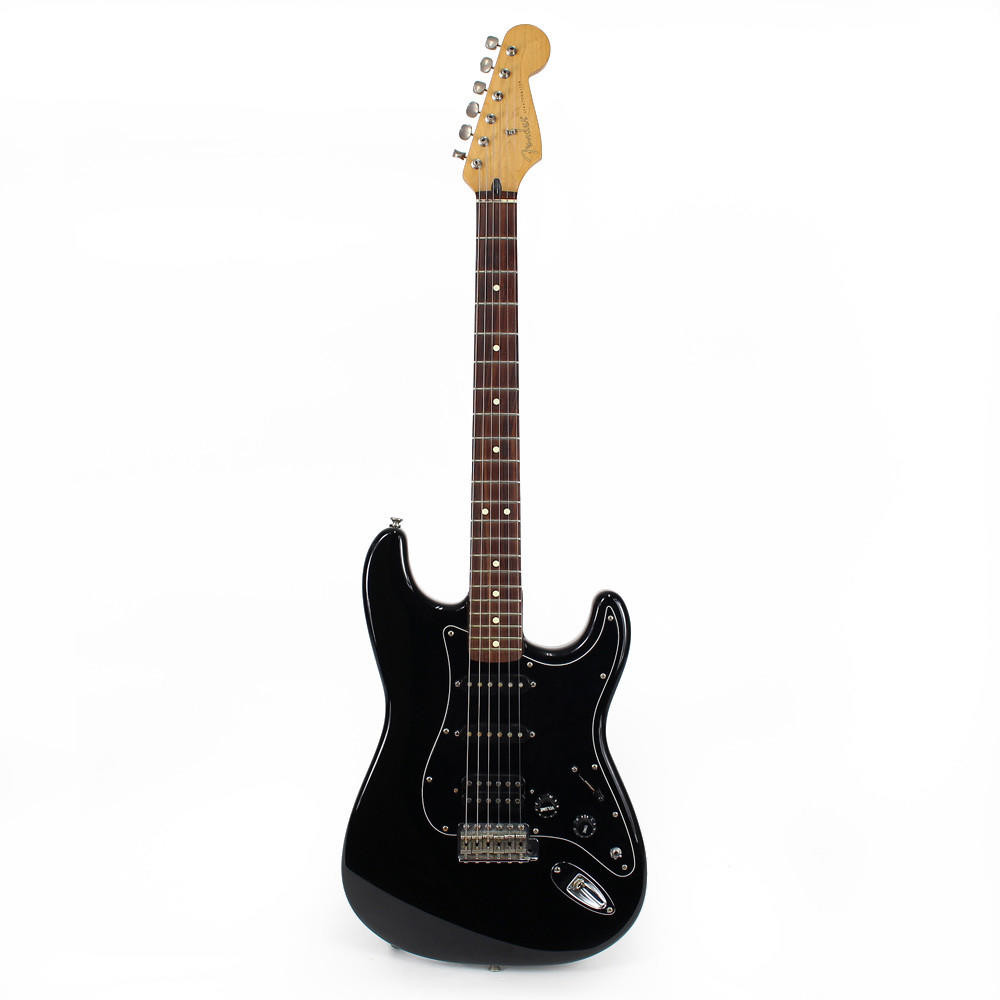 ギター FENDER MEXICO Stratocaster HSS 1995 Fender HSS Stratocaster in Black | Cream City Music