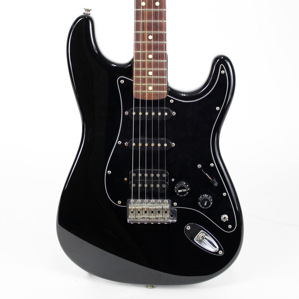 1995 Fender HSS Stratocaster in Black | Cream City Music