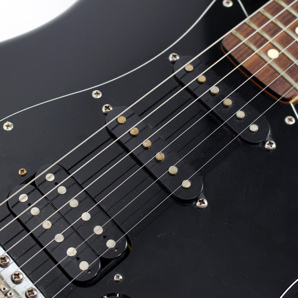 1995 Fender HSS Stratocaster in Black | Cream City Music