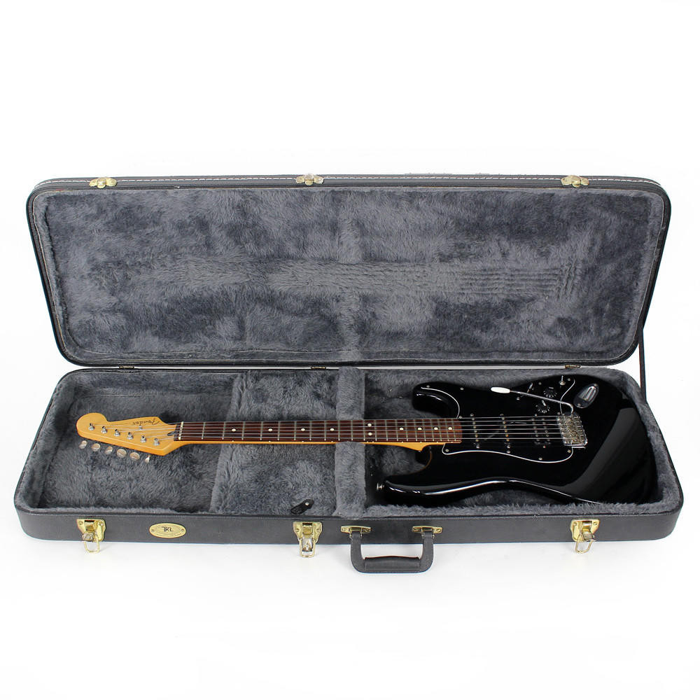 1995 Fender HSS Stratocaster in Black | Cream City Music