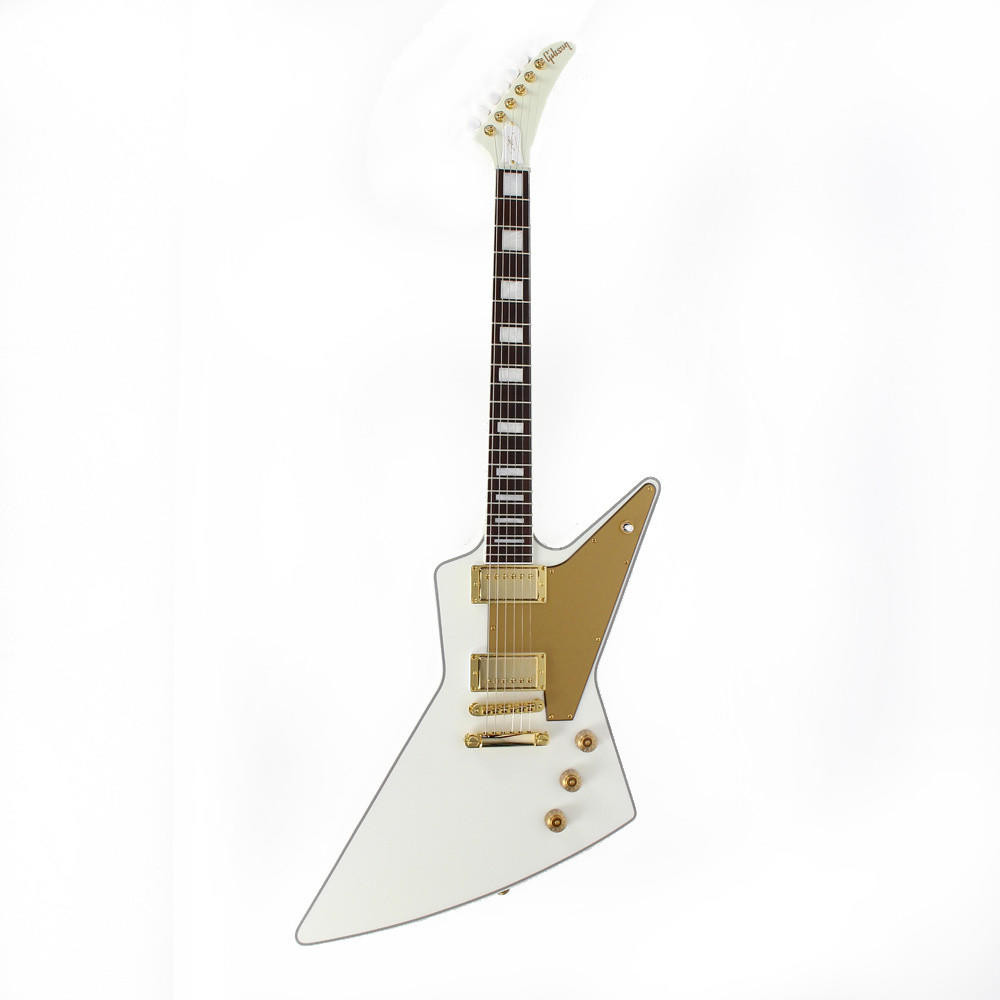 Used Gibson Lzzy Hale Explorer w/ Gold Hardware in Alpine White