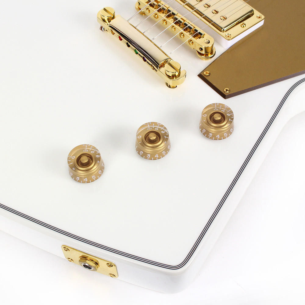 Used Gibson Lzzy Hale Explorer w/ Gold Hardware in Alpine White