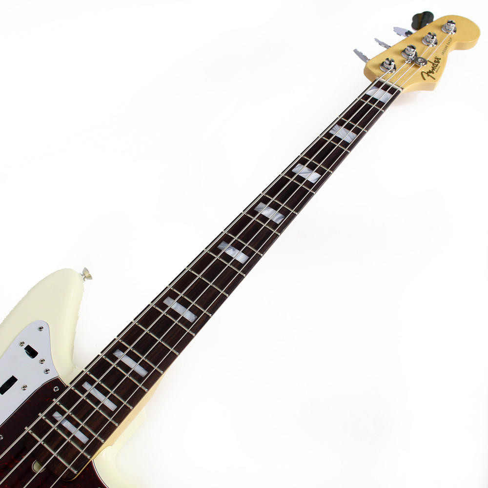 Fender American Standard Jaguar Bass in Olympic White | Cream City
