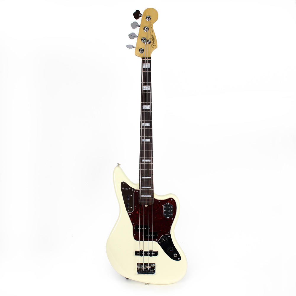 Fender American Standard Jaguar Bass in Olympic White | Cream City
