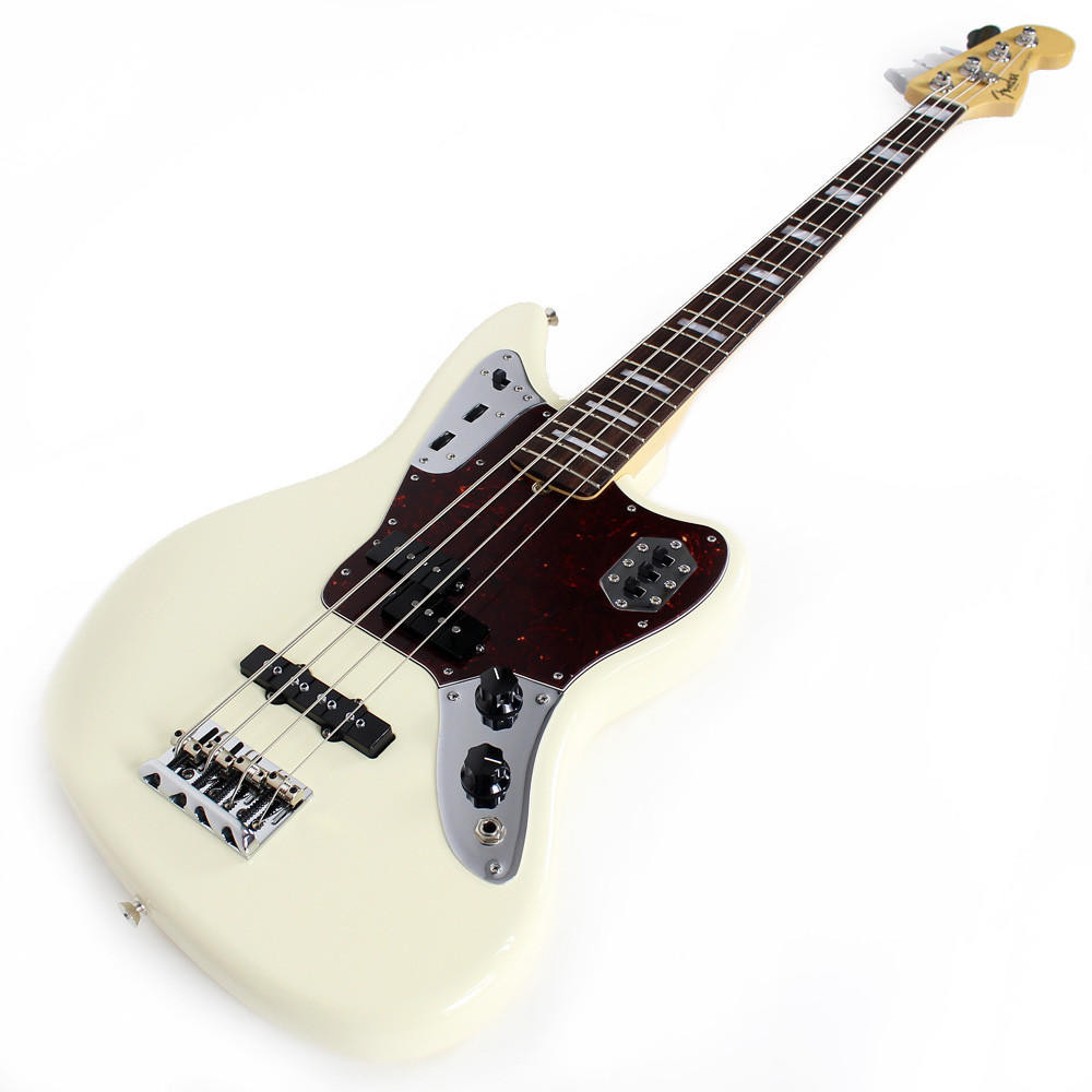 Fender American Standard Jaguar Bass in Olympic White | Cream City