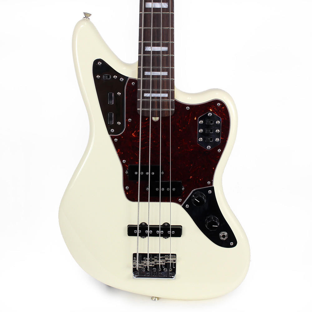 Fender American Standard Jaguar Bass in Olympic White | Cream City